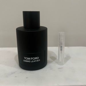 Ombré Leather by Tom ford 3ml sample in refillable travel atomizer